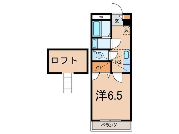 プリムヴェ－ルソレイユⅡ番館の物件間取画像